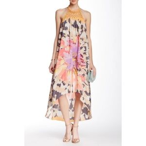 Ramy Brook Aliyah Floral Printed Silk Dress Women's Size XS